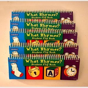 WHAT RHYMES?   5 Student Flip Books